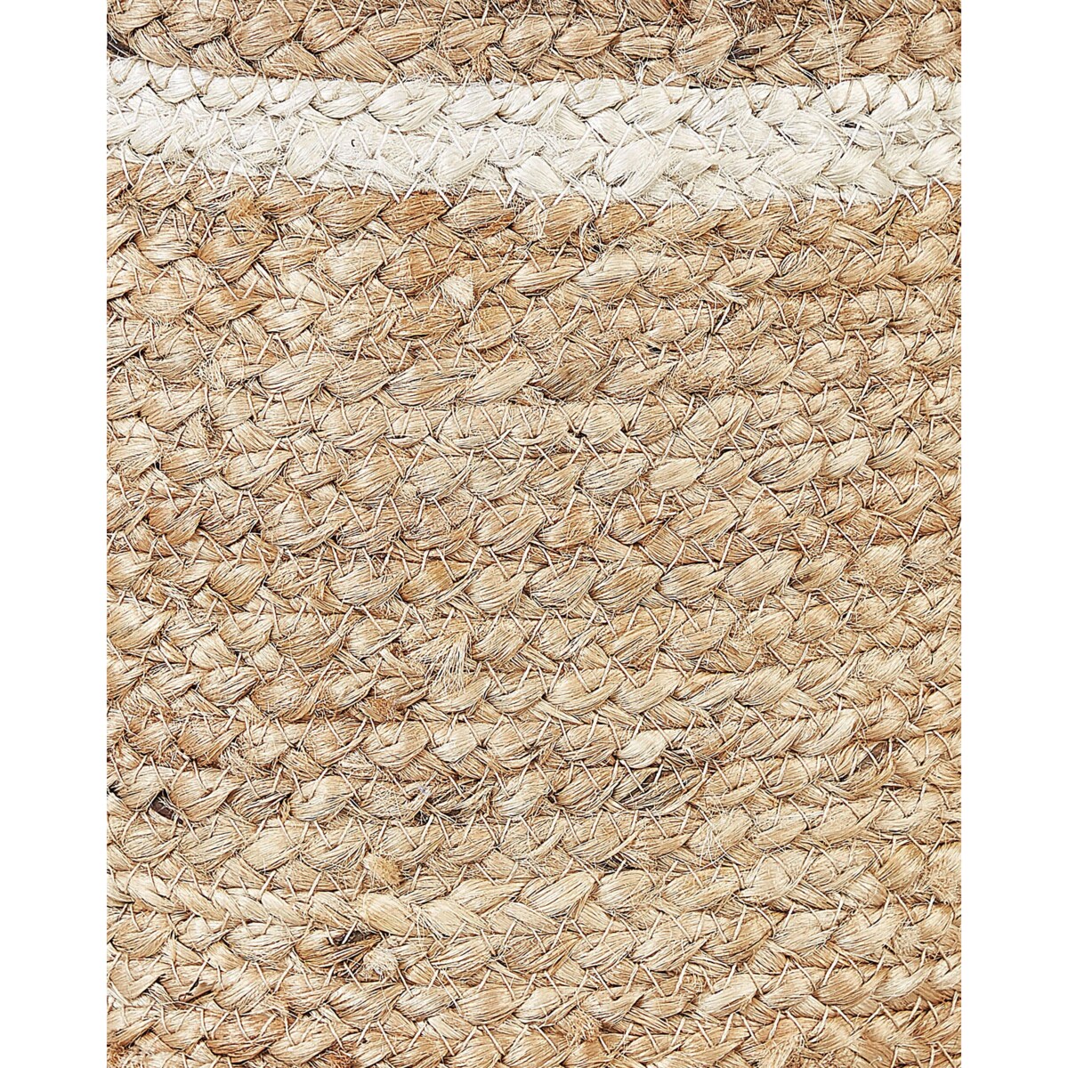 Zestaw 3 koszy jutowych naturalny z beżowym ZHOB