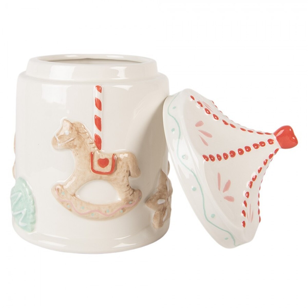 Pojemnik ceramiczny na ciasteczka Carousel Ø 15x22