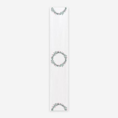 Bieżnik - Świąteczny wieniec - 40x220