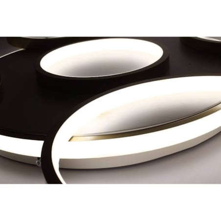 Okrągła lampa sufitowa 444 Domeno LED 120W 3000K-6000K złota