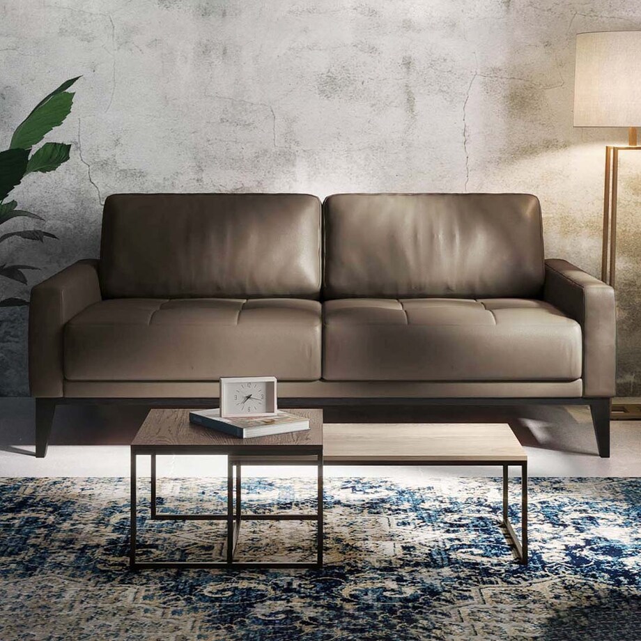 Sofa 2-osobowa Musso - jasnoszara