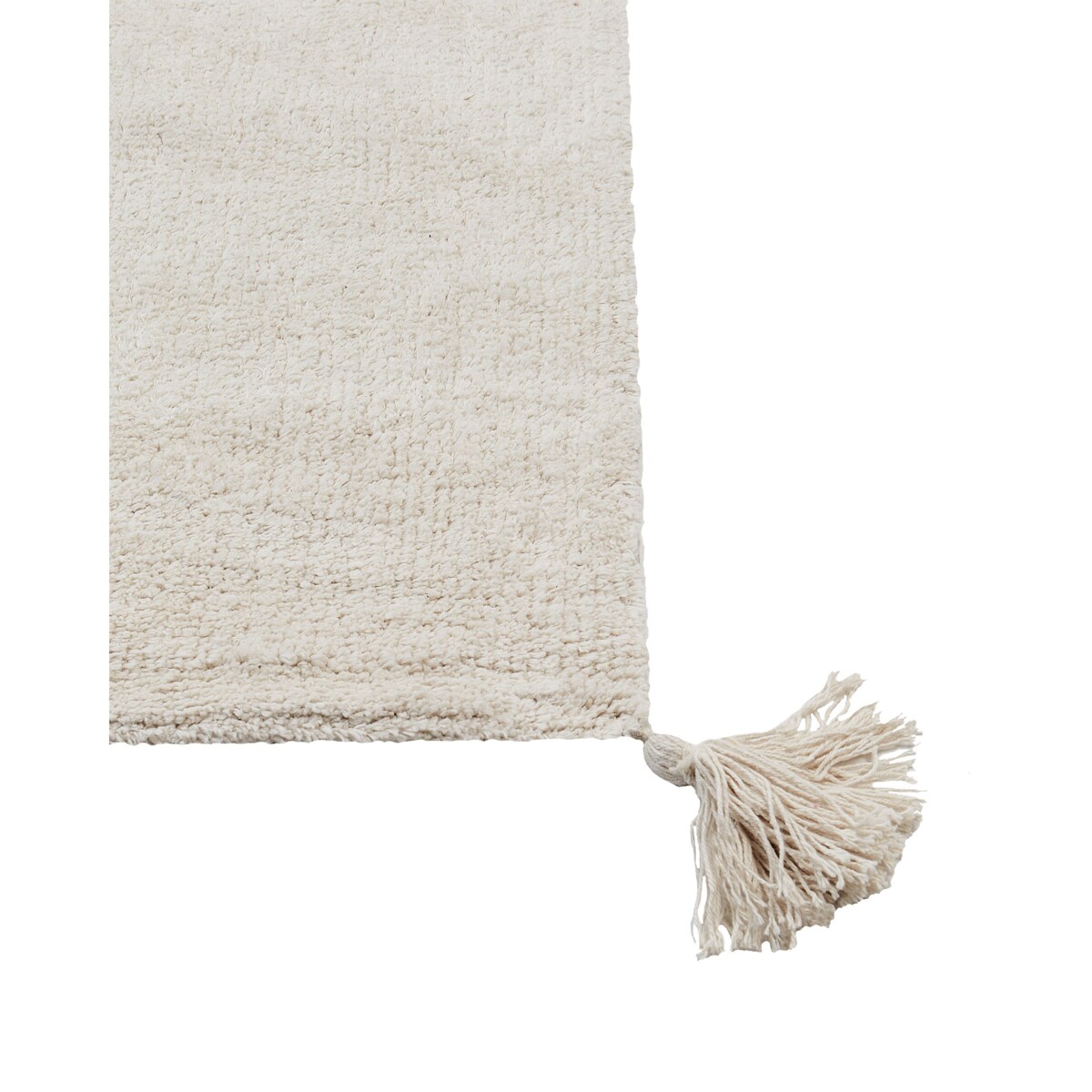 Dywan dziecięcy bawełniany w misia 140 x 200 cm beżowy ZORAKAN