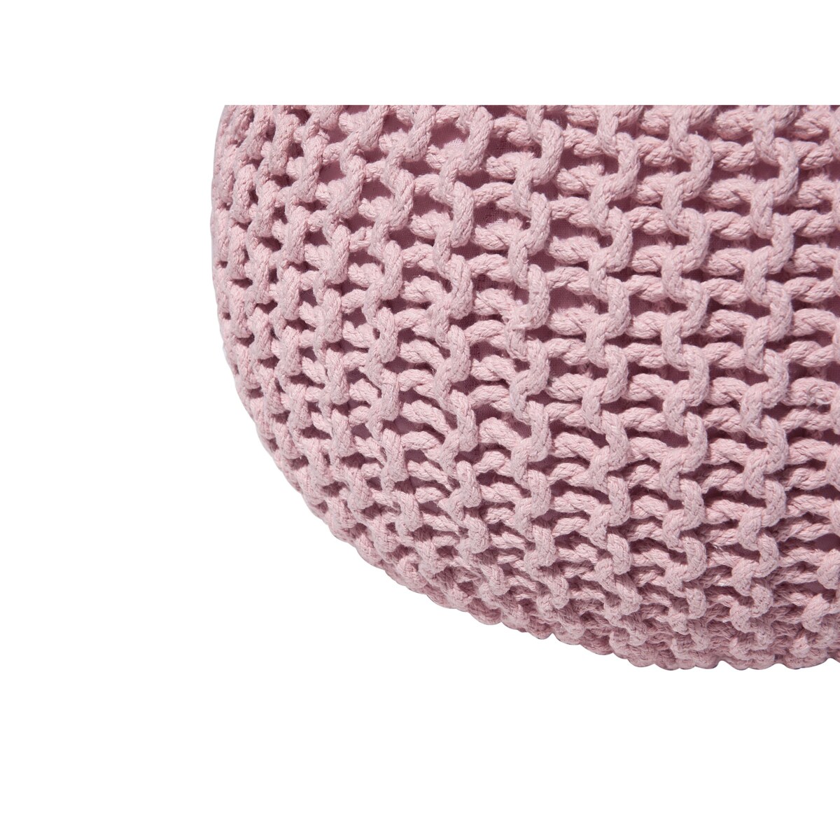 Puf 50 x 35 cm różowy CONRAD