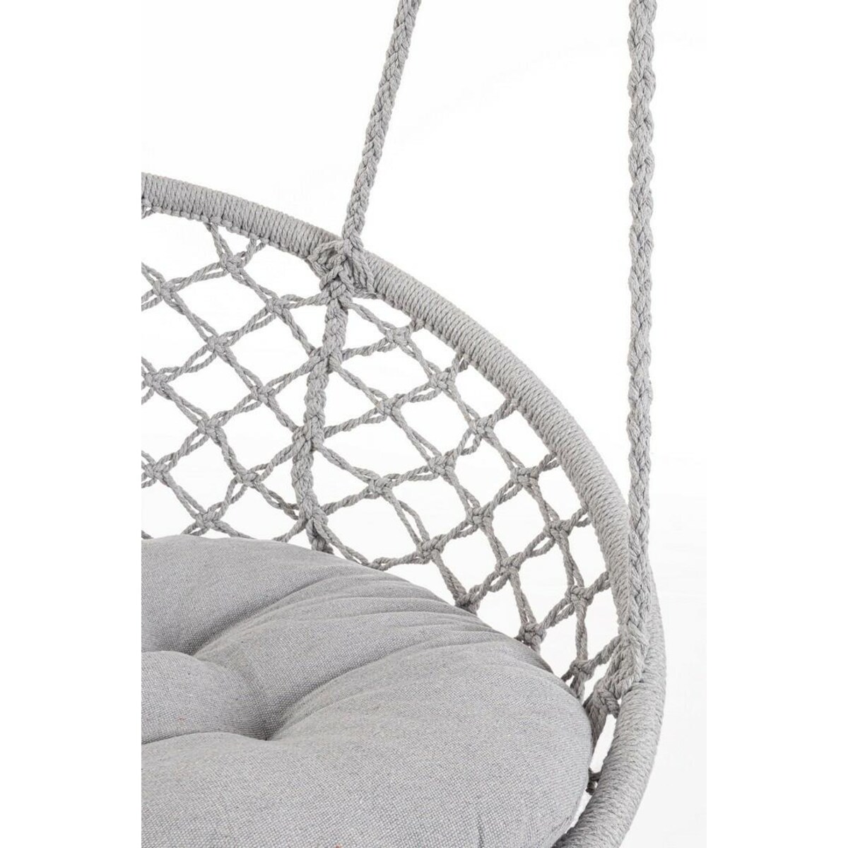 BIZZOTTO fotel wiszący ogrodowy JAVIER szary