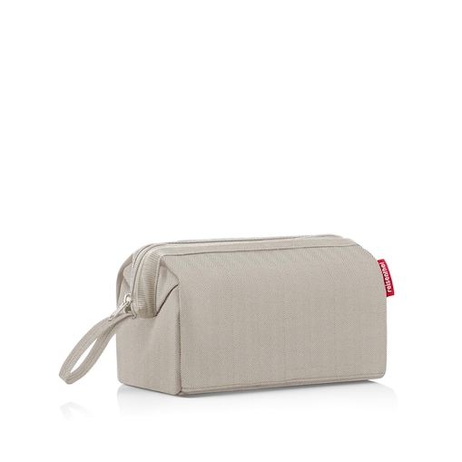 Kosmetyczka TRAVELCOSMETIC, herringbone sand