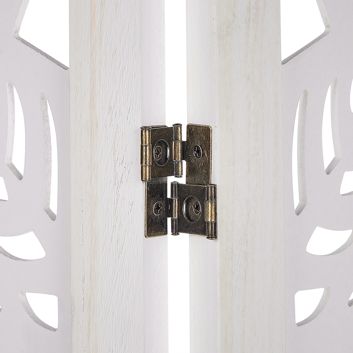 3-panelowy parawan pokojowy MELAGO Biały 122 cm 170 cm