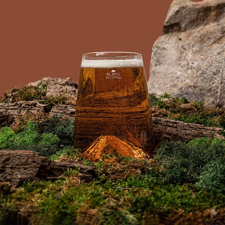 Szklanka Long Drink - Topographic - Fuji