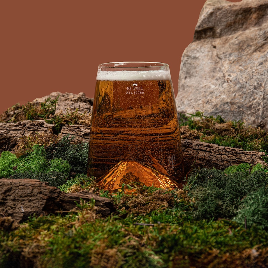 Szklanka Long Drink - Topographic - Fuji