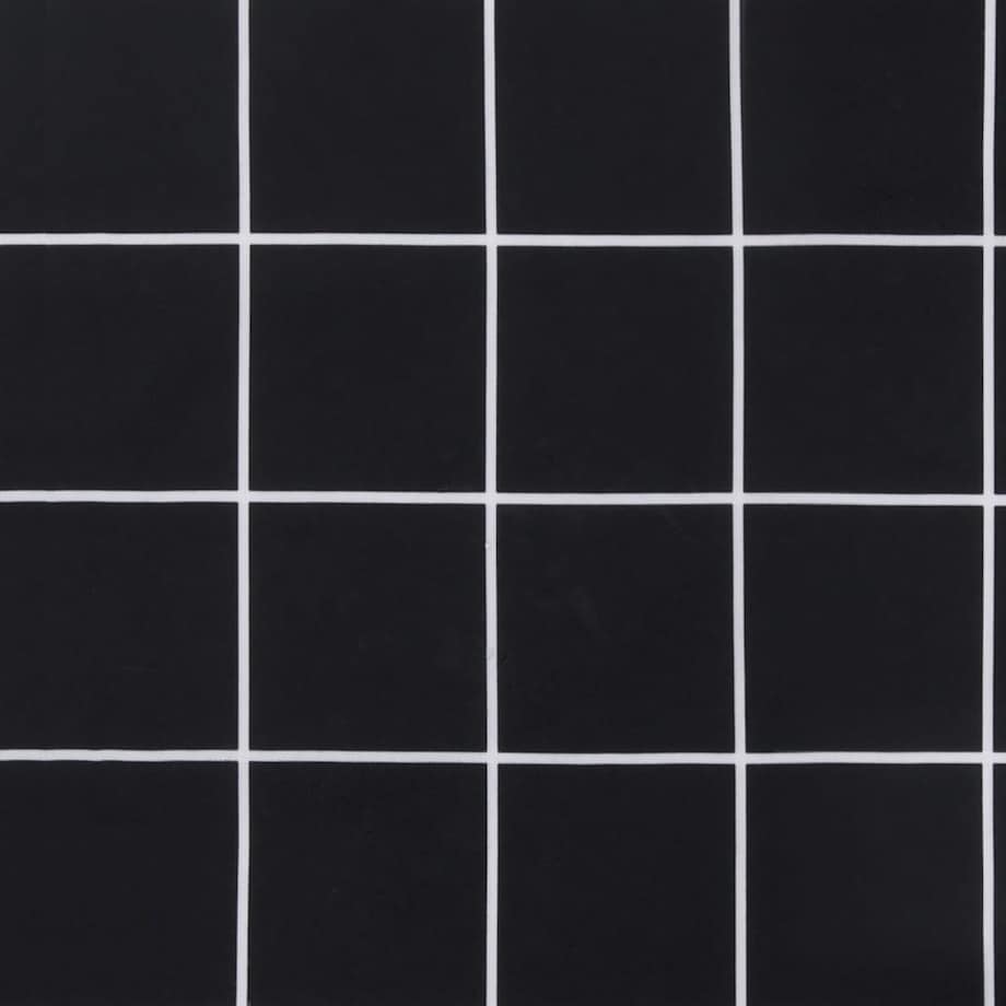 vidaXL Poduszki na ławki ogrodowe, 2 szt., czarne w kratę, 150x50x7 cm