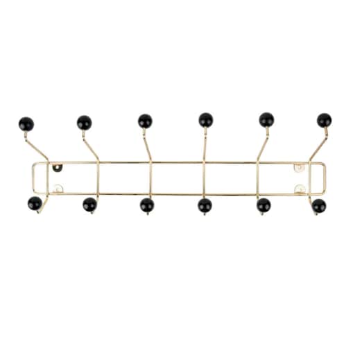 Wieszak na ubrania na ścianę SATURNUS GLAM, 53,5 cm