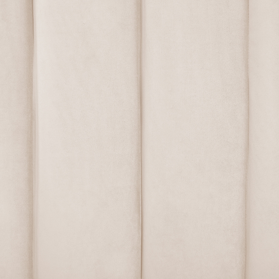 Łóżko Welur AMBILLOU 140 x 200 cm Jasnobeżowy