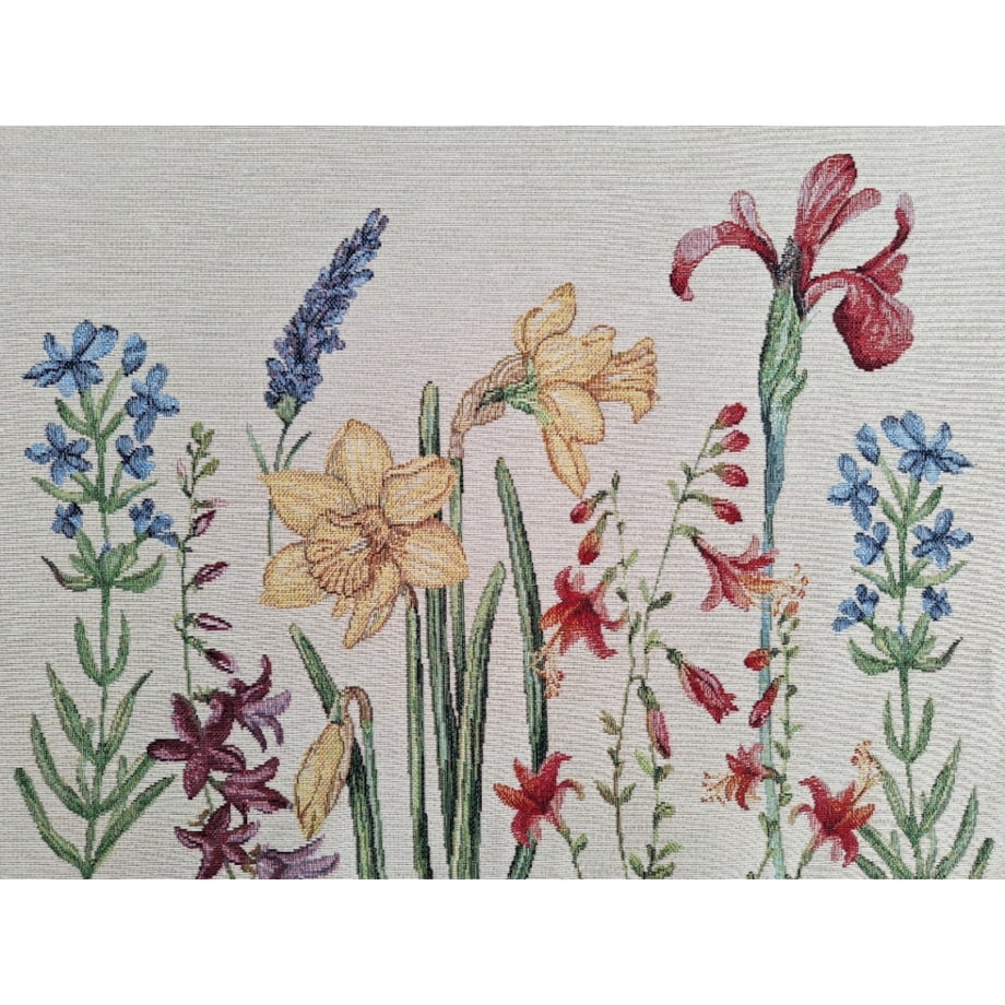 Bieżnik Na Stół 40X100 Cm Dekoracyjny Ozdobny Wiosenne Kwiaty