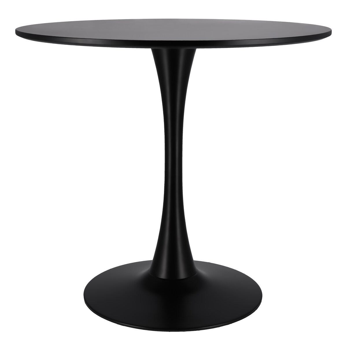 Nowoczesny Czarny Okrągły Stół Do Salonu Jadalni Kuchni