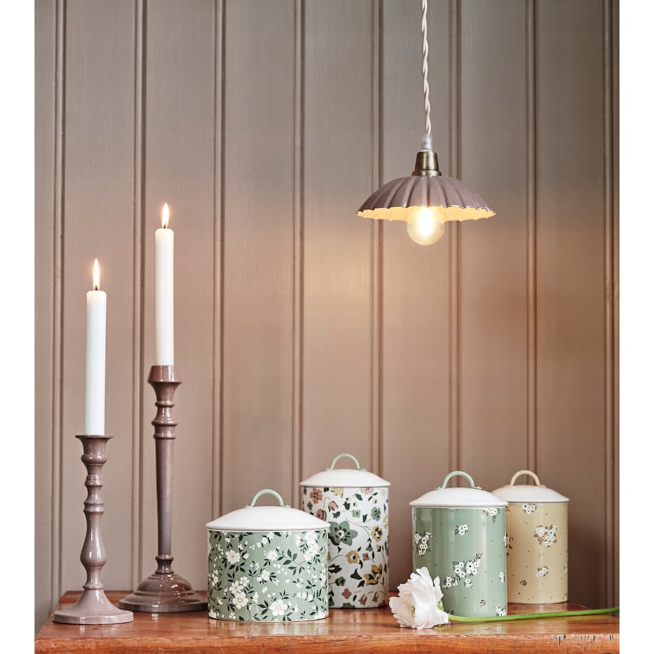 LAMPA wisząca INGRID różowa metalowa śr. 16cm