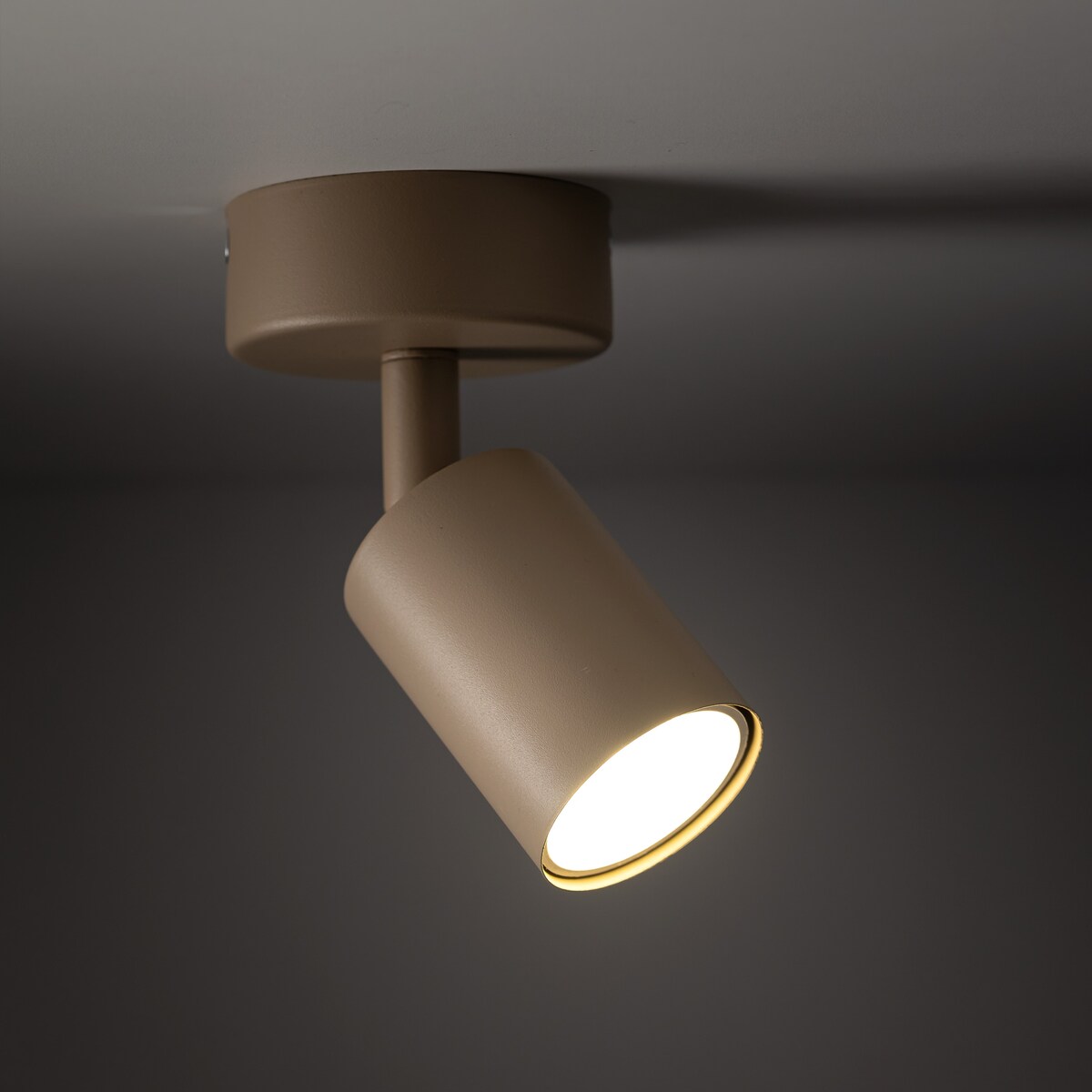 Lampa spot TK Lighting NEX SABIA 11366 beżowa regulowana GU10 sufitowa ścienna