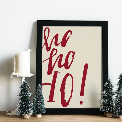 Plakat dla dzieci HoHoHo 20x30