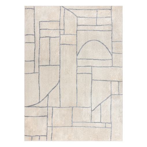 Dywan FUSION 0806 krem / jasny szary - 160x220 cm