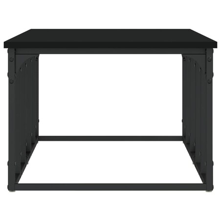 vidaXL Stolik kawowy, czarny, 100x50x35,5 cm, materiał drewnopochodny