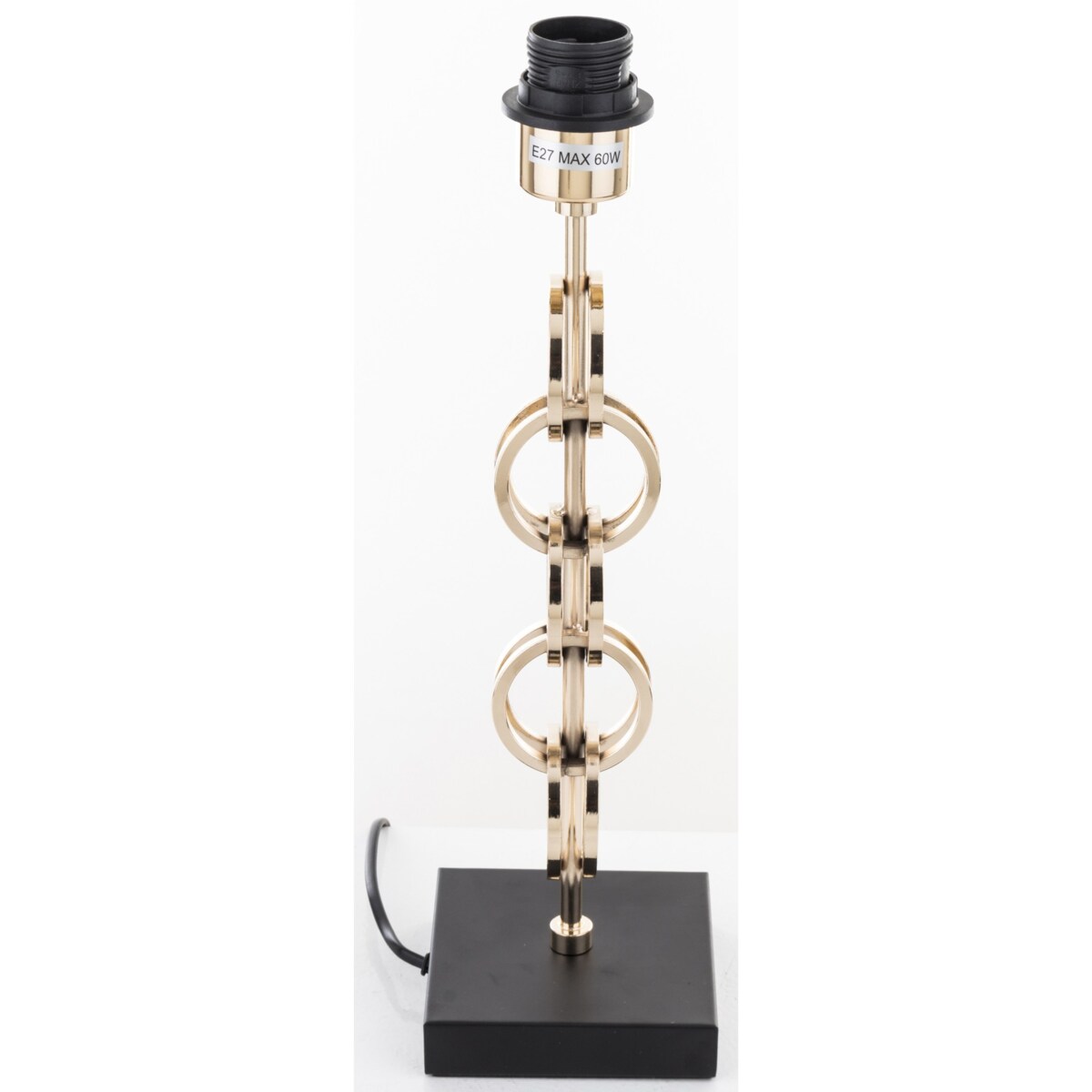 Lampa stołowa 55x25x25 cm CATENA z czarną podstawą