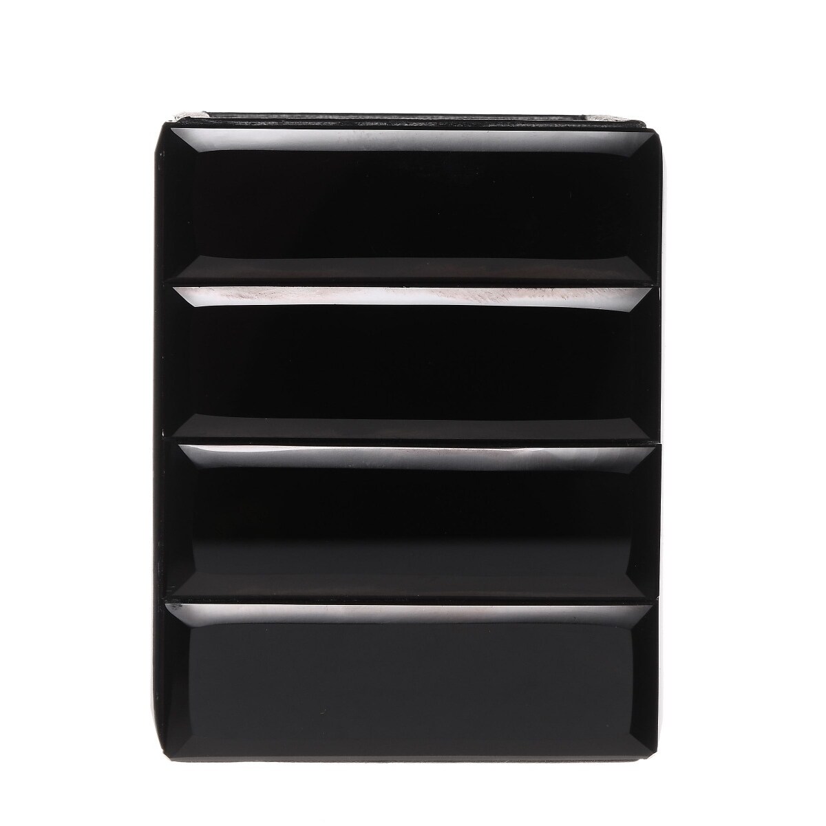 Stojak na szczoteczki Nero 9x9x11 cm