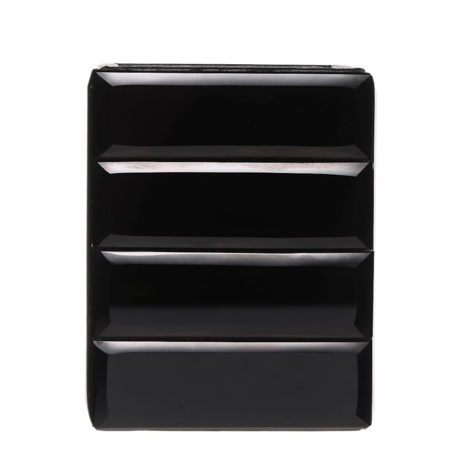 Stojak na szczoteczki Nero 9x9x11 cm