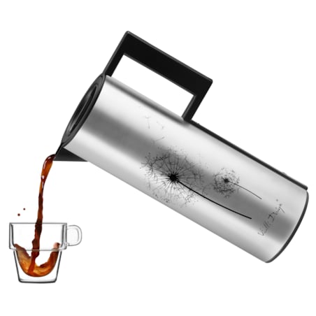 Termos z wkładem szklanym 1L CORTO stalowy 231628