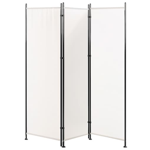 3-panelowy parawan pokojowy NARNI Biały 160 cm 170 cm