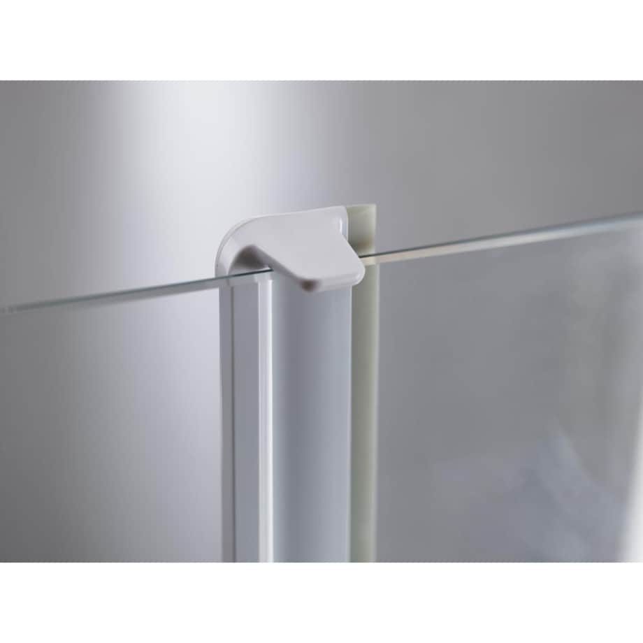 Ściągaczka do kabiny prysznicowej biała Easy Store, 25 x 5 x 4 cm, Joseph Joseph