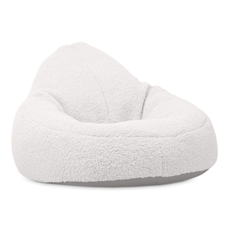 KONSIMO COSMO puf typu worek w kolorze białym