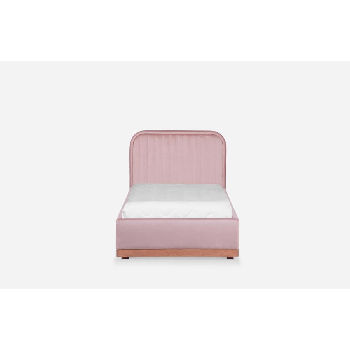 Łóżko dziecięce Delikate z pojemnikiem na pościel (90x200) w tkaninie Charles Mellow