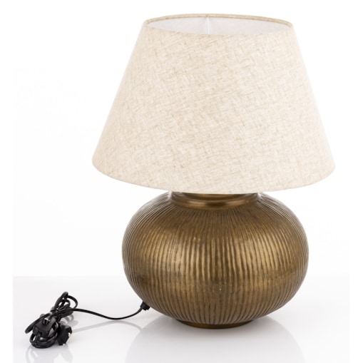 Lampa stołowa 51x40,5x40,5 cm TAVINI beżowy