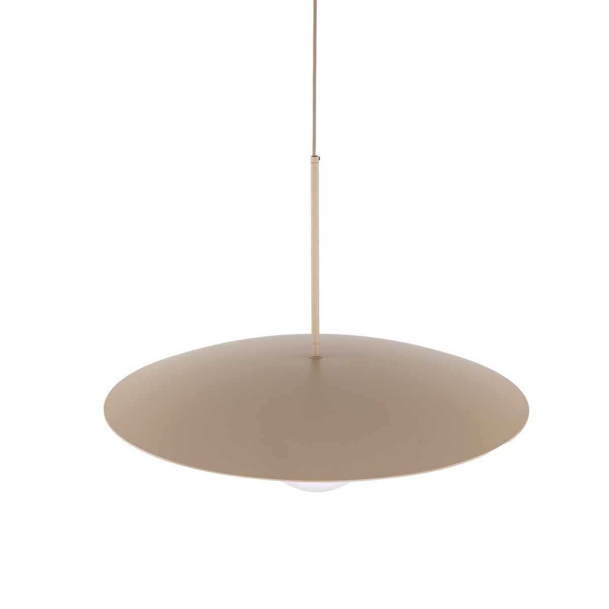 Lampa Wisząca SLATE SABIA GLASS, Beżowo-Biała, Ø65 cm, 1-Punktowa, 10910, TK Lighting