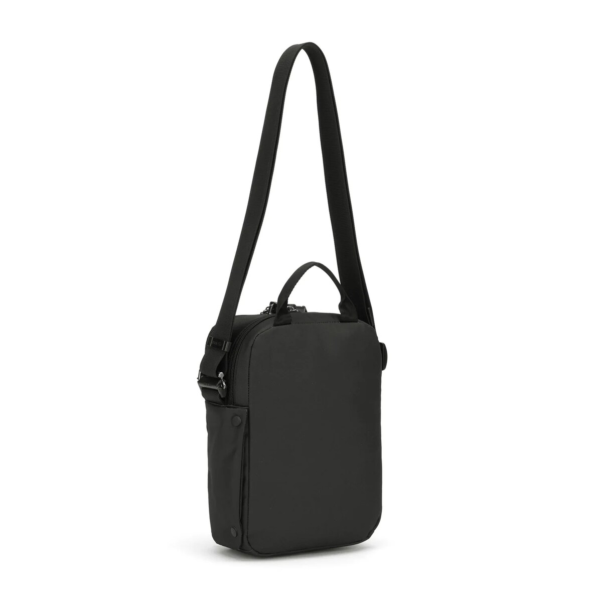 Torba na ramię męska/ listonoszka antykradzieżowa Pacsafe Metrosafe X vertical crossbody Black