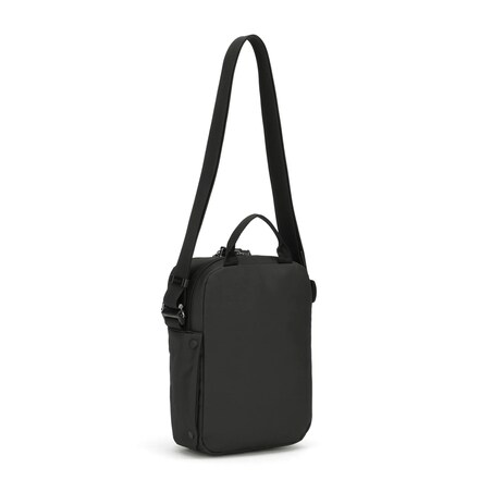 Torba na ramię męska/ listonoszka antykradzieżowa Pacsafe Metrosafe X vertical crossbody Black