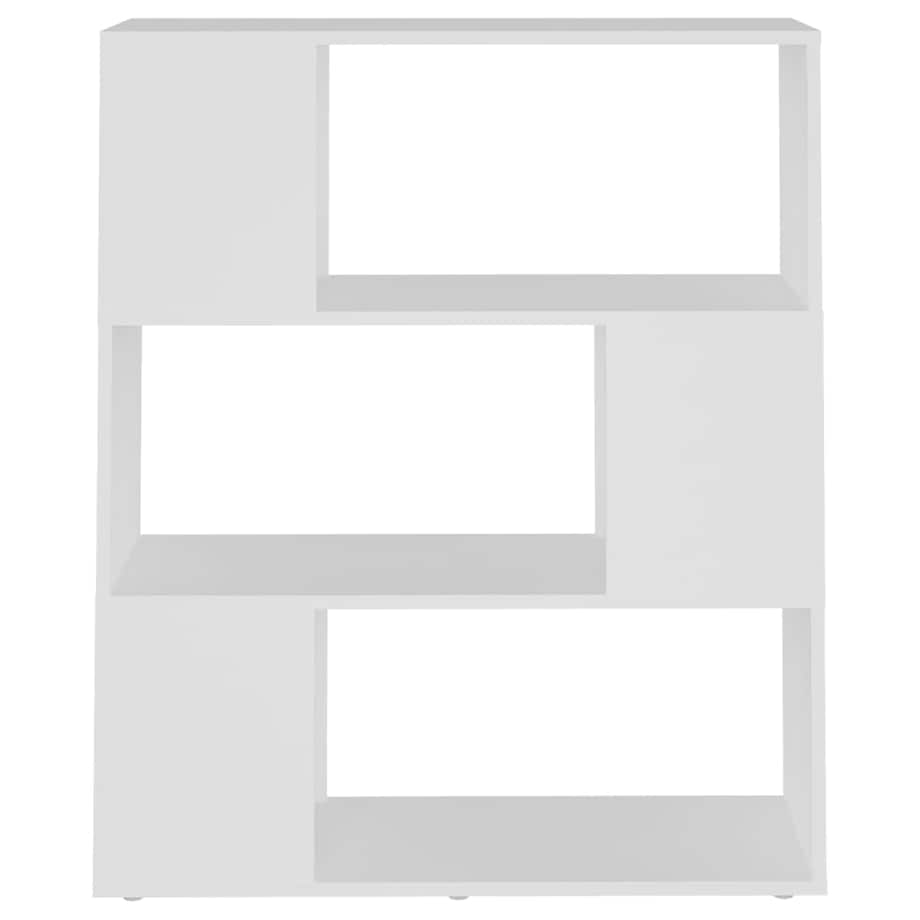 vidaXL Regał na książki, biały, 80x24x94 cm, materiał drewnopochodny