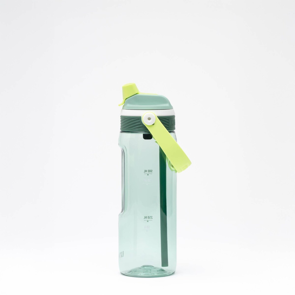 Butelka ze słomką z tritanu bidon sportowy na wodę Dupla 750ml - Pine Forest