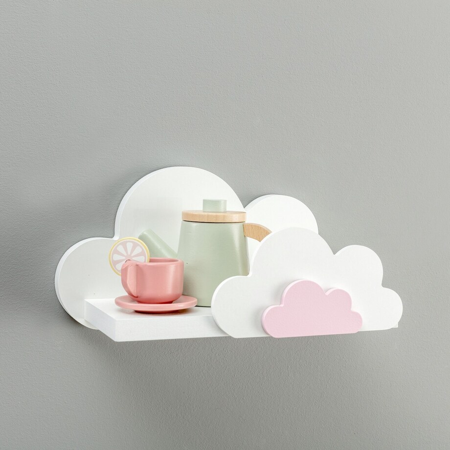 Półka Clouds 29,5x15x15cm pink, 29,5 x 15 x 15 cm