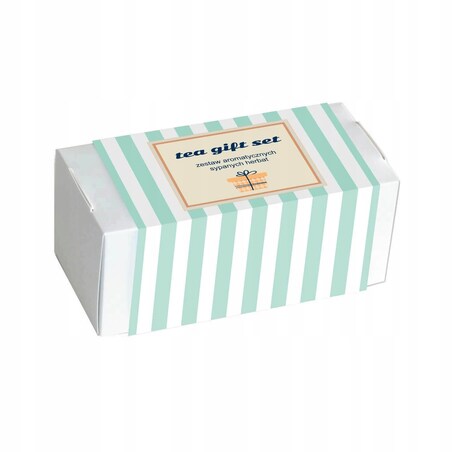 Gotowy uniwersalny prezent dla kobiety i faceta "GIFTBOX" - zestaw kaw smakowych i herbat sypanych lizak czekoladowy - box prezentowy upominkowy na urodziny podziękowanie