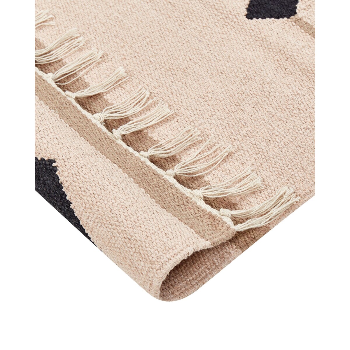 Dywan bawełniany kilim 80 x 300 cm wielokolorowy BERDIK