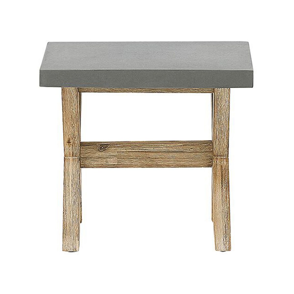 Zestaw ogrodowy z ławkami i stołkami dla 8 osób OLBIA Beton Szary