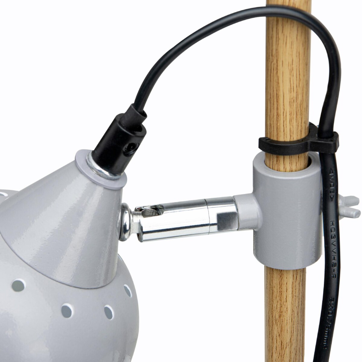 KONSIMO HALI Elegancka lampa stołowa 2szt. kolor szary