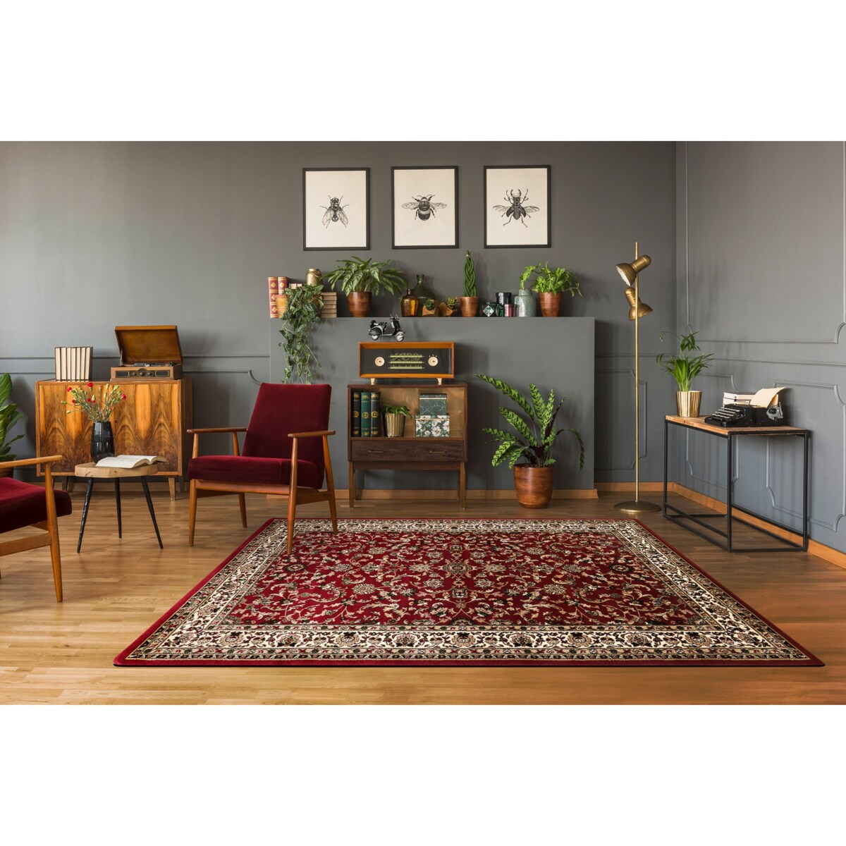 Dywan ROYAL ADR wzór 1745 bordowy 180x270 cm