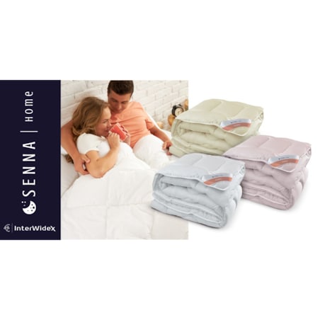 Kołdra zimowa 200x220 CLASSIC TERMO Senna Home Biała