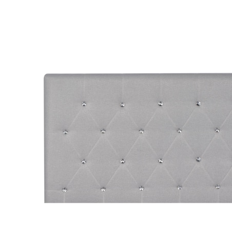 Łóżko z pojemnikiem AMIENS 160 x 200 cm Jasnoszary