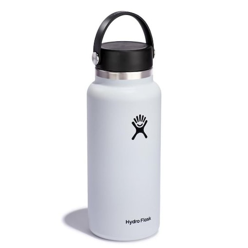 Butelka termiczna (biała) Wide Mouth Flex Cap Hydro Flask
