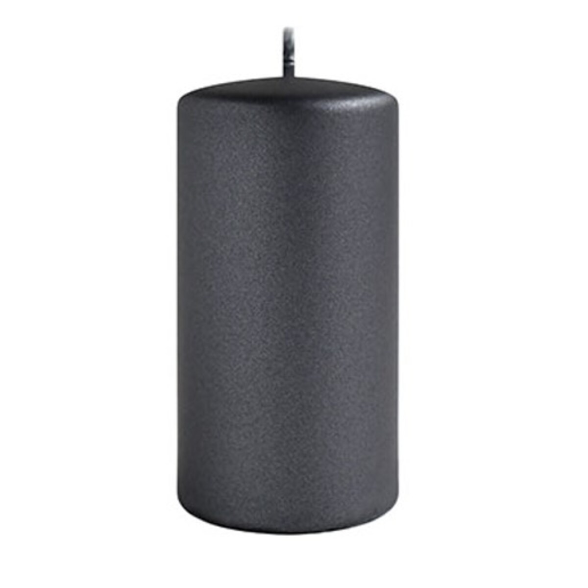 Świeca OPAL MET MAT Walec mały parafinowa 7x10cm czarna