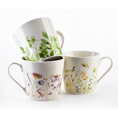 EDDY Kubek 400ml 9,8x13xh9cm liście