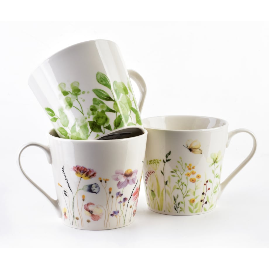 EDDY Kubek 400ml 9,8x13xh9cm liście