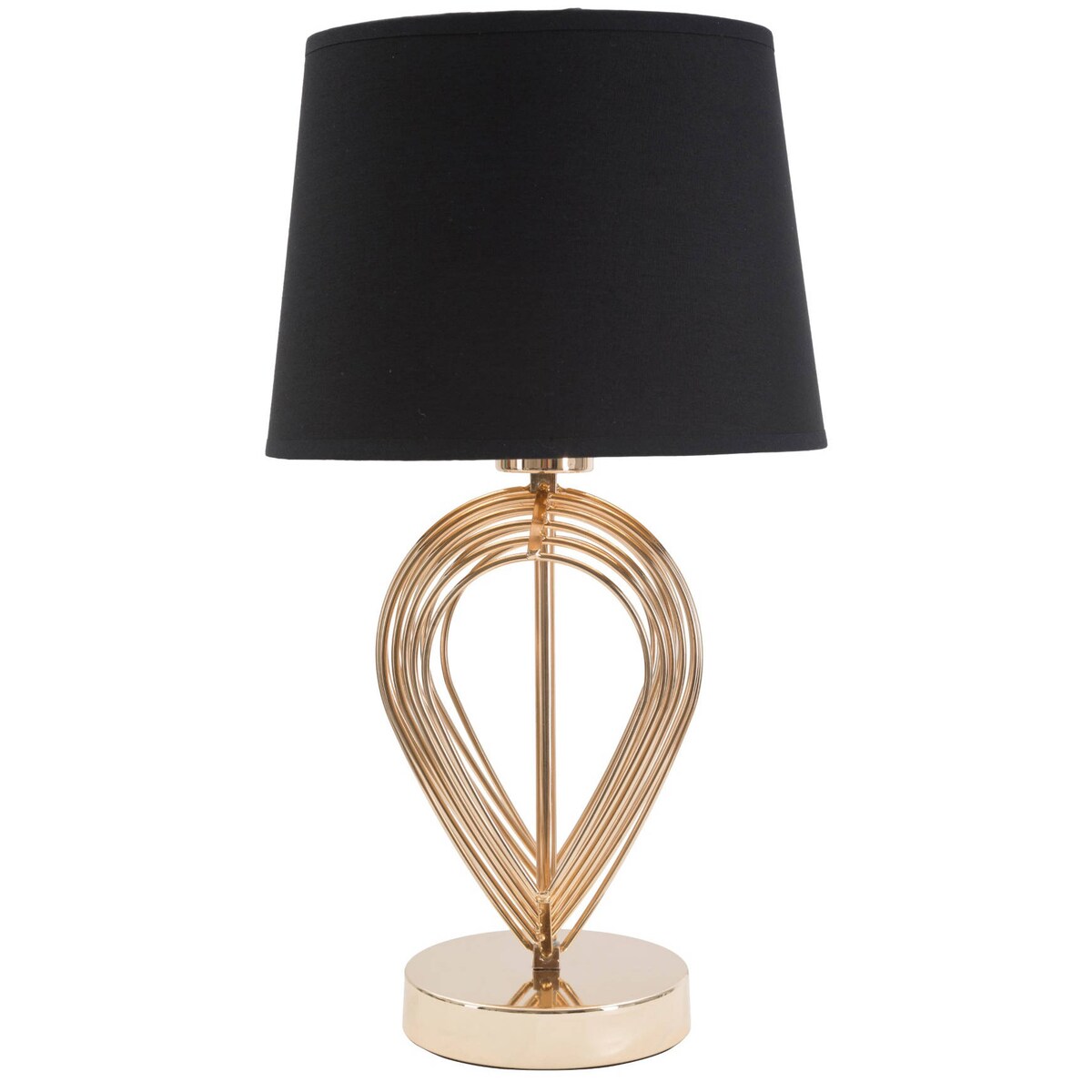 Lampa stołowa ze złotym zdobieniem MAXT