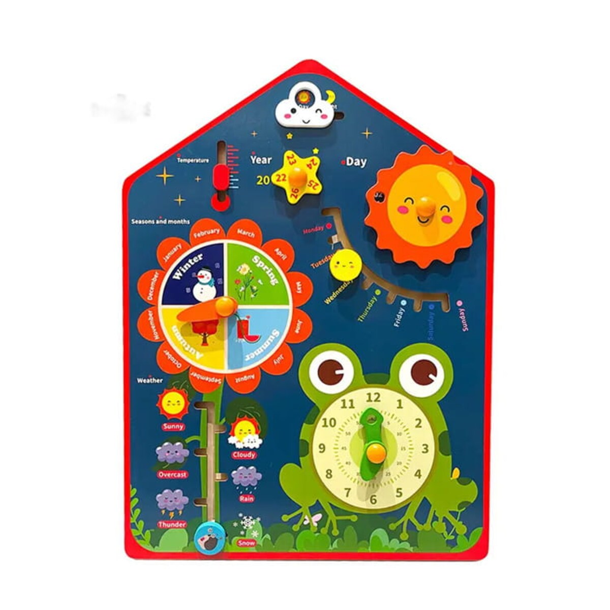 Tablica edukacyjna Montessori - Pory roku